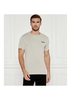 BOSS GREEN T-shirt Boss x Matteo Berrettini | Slim Fit | stretch ze sklepu Gomez Fashion Store w kategorii T-shirty męskie - zdjęcie 184519516