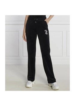 Juicy Couture Spodnie dresowe CAVIAR BEAD WESTERN DIAMANTE | Straight fit ze sklepu Gomez Fashion Store w kategorii Spodnie damskie - zdjęcie 184519615