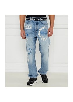 Hugo Blue Jeansy Nate | Loose fit ze sklepu Gomez Fashion Store w kategorii Jeansy męskie - zdjęcie 184519726