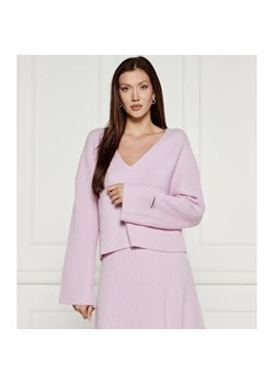 Pinko Wełniany sweter APHRODITE GIANT | Loose fit | z dodatkiem kaszmiru ze sklepu Gomez Fashion Store w kategorii Swetry damskie - zdjęcie 184519858