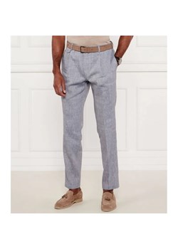 Windsor Lniane spodnie chino Silvi | Shaped fit | z dodatkiem wełny ze sklepu Gomez Fashion Store w kategorii Spodnie męskie - zdjęcie 184520166