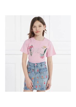 Guess T-shirt | Regular Fit ze sklepu Gomez Fashion Store w kategorii Bluzki dziewczęce - zdjęcie 184520946