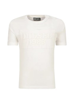 Diesel T-shirt | Regular Fit ze sklepu Gomez Fashion Store w kategorii Bluzki dziewczęce - zdjęcie 184521099