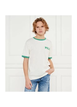 POLO RALPH LAUREN T-shirt | Regular Fit ze sklepu Gomez Fashion Store w kategorii T-shirty chłopięce - zdjęcie 184521155