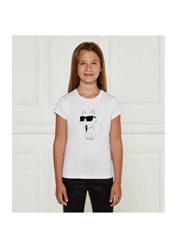Karl Lagerfeld Kids T-shirt | Regular Fit ze sklepu Gomez Fashion Store w kategorii Bluzki dziewczęce - zdjęcie 184521178