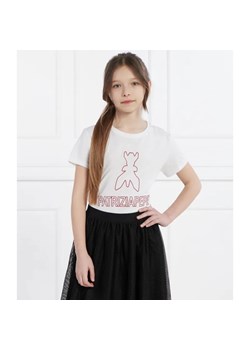Patrizia Pepe T-shirt | Regular Fit ze sklepu Gomez Fashion Store w kategorii Bluzki dziewczęce - zdjęcie 184521209
