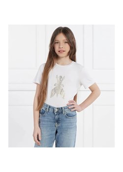 Patrizia Pepe T-shirt MAGLIA | Regular Fit ze sklepu Gomez Fashion Store w kategorii Bluzki dziewczęce - zdjęcie 184521307