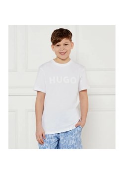 HUGO KIDS T-shirt | Regular Fit ze sklepu Gomez Fashion Store w kategorii T-shirty chłopięce - zdjęcie 184521429