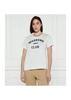 Weekend MaxMara T-shirt VELLO | Regular Fit ze sklepu Gomez Fashion Store w kategorii Bluzki damskie - zdjęcie 184521468