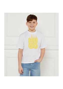 HUGO KIDS T-shirt | Regular Fit ze sklepu Gomez Fashion Store w kategorii T-shirty chłopięce - zdjęcie 184521478