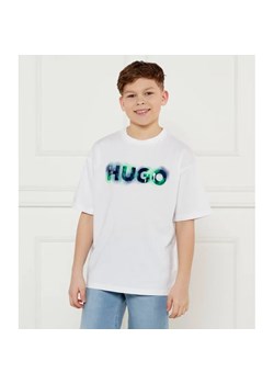 HUGO KIDS T-shirt | Regular Fit ze sklepu Gomez Fashion Store w kategorii T-shirty chłopięce - zdjęcie 184521485
