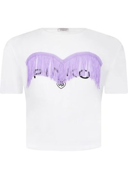 Pinko UP T-shirt | Cropped Fit | stretch ze sklepu Gomez Fashion Store w kategorii Bluzki dziewczęce - zdjęcie 184521507