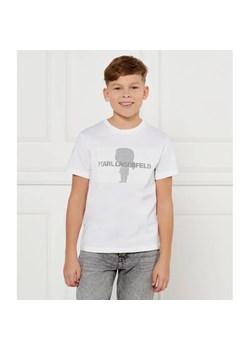 Karl Lagerfeld Kids T-shirt | Regular Fit ze sklepu Gomez Fashion Store w kategorii T-shirty chłopięce - zdjęcie 184521519