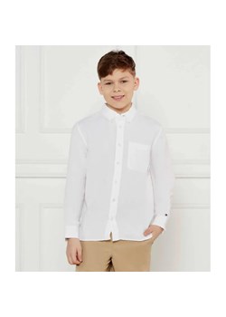 Tommy Hilfiger Lniana koszula | Regular Fit ze sklepu Gomez Fashion Store w kategorii Koszule chłopięce - zdjęcie 184521609
