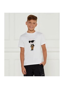 Karl Lagerfeld Kids T-shirt | Regular Fit ze sklepu Gomez Fashion Store w kategorii T-shirty chłopięce - zdjęcie 184521679