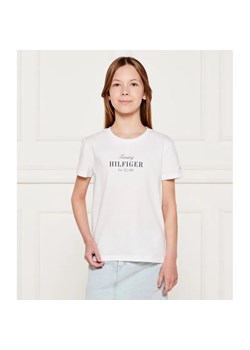 Tommy Hilfiger T-shirt | Regular Fit ze sklepu Gomez Fashion Store w kategorii Bluzki dziewczęce - zdjęcie 184521788