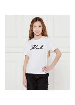 Karl Lagerfeld Kids T-shirt | Regular Fit ze sklepu Gomez Fashion Store w kategorii Bluzki dziewczęce - zdjęcie 184521948