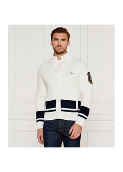 Aeronautica Militare Kardigan | Regular Fit ze sklepu Gomez Fashion Store w kategorii Swetry męskie - zdjęcie 184522005