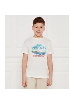 POLO RALPH LAUREN T-shirt | Regular Fit ze sklepu Gomez Fashion Store w kategorii T-shirty chłopięce - zdjęcie 184522177