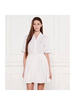 Tommy Hilfiger Lniana sukienka ze sklepu Gomez Fashion Store w kategorii Sukienki - zdjęcie 184522368