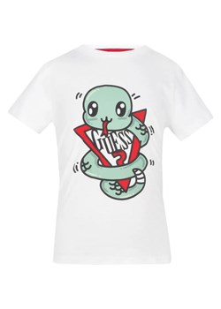 Guess T-shirt SLUB | Regular Fit ze sklepu Gomez Fashion Store w kategorii T-shirty chłopięce - zdjęcie 184522457