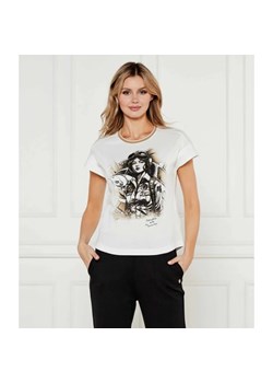 Aeronautica Militare T-shirt | Regular Fit ze sklepu Gomez Fashion Store w kategorii Bluzki damskie - zdjęcie 184522458