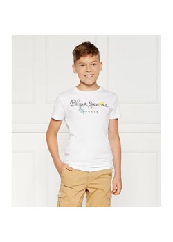 Pepe Jeans London T-shirt | Regular Fit ze sklepu Gomez Fashion Store w kategorii T-shirty chłopięce - zdjęcie 184522618