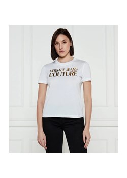 Versace Jeans Couture T-shirt | Slim Fit ze sklepu Gomez Fashion Store w kategorii Bluzki damskie - zdjęcie 184522675