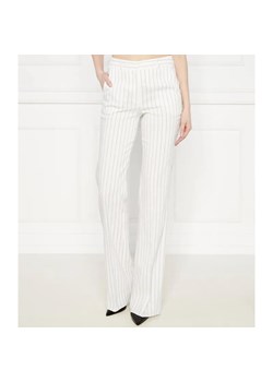 Marella Spodnie ULIVO | flare fit | z dodatkiem lnu ze sklepu Gomez Fashion Store w kategorii Spodnie damskie - zdjęcie 184522685