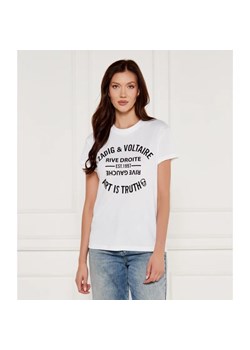 Zadig&Voltaire T-shirt WALK ICO BLASON | Regular Fit ze sklepu Gomez Fashion Store w kategorii Bluzki damskie - zdjęcie 184522706