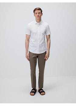 Reserved - Bawełniana koszula super slim fit - biały ze sklepu Reserved w kategorii Koszule męskie - zdjęcie 184522985