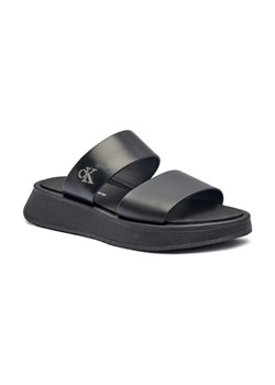 Calvin Klein Jeans Klapki | z dodatkiem skóry ze sklepu Gomez Fashion Store w kategorii Klapki damskie - zdjęcie 184525996