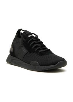 BOSS BLACK Sneakersy Titanium_Runn_knst_N | z dodatkiem skóry ze sklepu Gomez Fashion Store w kategorii Buty sportowe męskie - zdjęcie 184526028