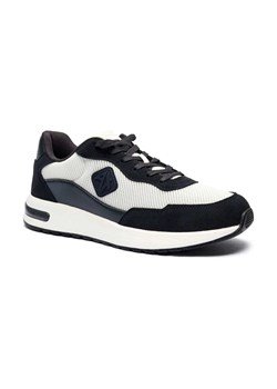 Armani Exchange Sneakersy ENGLISH | z dodatkiem skóry ze sklepu Gomez Fashion Store w kategorii Buty sportowe męskie - zdjęcie 184526148