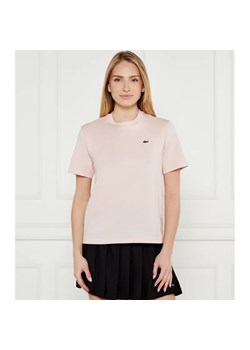 Lacoste T-shirt | Relaxed fit ze sklepu Gomez Fashion Store w kategorii Bluzki damskie - zdjęcie 184526455