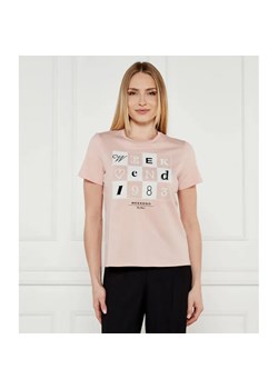 Weekend MaxMara T-shirt TEIERA | Regular Fit ze sklepu Gomez Fashion Store w kategorii Bluzki damskie - zdjęcie 184526547