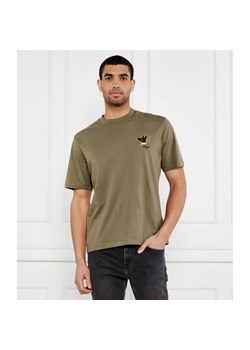 Hugo Blue T-shirt Nagulop | Relaxed fit ze sklepu Gomez Fashion Store w kategorii T-shirty męskie - zdjęcie 184526607