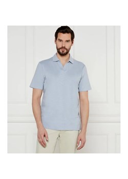 Calvin Klein Polo | Regular Fit | z dodatkiem lnu ze sklepu Gomez Fashion Store w kategorii T-shirty męskie - zdjęcie 184531137