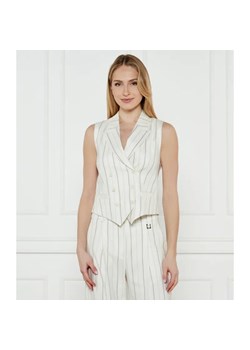 Joop! Kamizelka 58 252V58Vika-X | Slim Fit | z dodatkiem lnu ze sklepu Gomez Fashion Store w kategorii Kamizelki damskie - zdjęcie 184531255