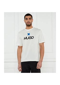 Hugo Blue T-shirt Newromi | Regular Fit ze sklepu Gomez Fashion Store w kategorii T-shirty męskie - zdjęcie 184531376