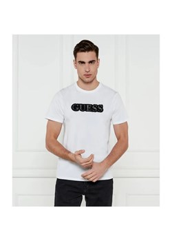 GUESS T-shirt EMBELLISHED LOGO | Slim Fit ze sklepu Gomez Fashion Store w kategorii T-shirty męskie - zdjęcie 184531466