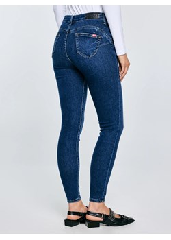 Jeansy damskie push up z wysokim stanem granatowe Melinda High Waist 517 ze sklepu Big Star w kategorii Jeansy damskie - zdjęcie 184531689
