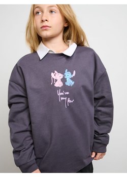 Sinsay - Bluza Stitch - szary ze sklepu Sinsay w kategorii Bluzy dziewczęce - zdjęcie 184532157
