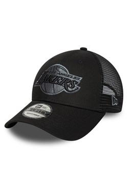 Czapka z daszkiem New Era LA Lakers NBA Black 9FORTY 60667432 Czarny ze sklepu eobuwie.pl w kategorii Czapki z daszkiem damskie - zdjęcie 184532239