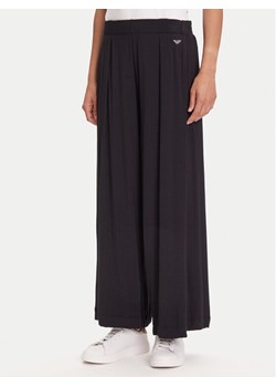 Emporio Armani Underwear Spodnie materiałowe EW000522 AF10889 UC001 Czarny Loose Fit ze sklepu MODIVO w kategorii Spodnie damskie - zdjęcie 184532988
