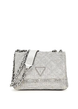 Guess Torebka Giully II Mini HWQM96 73740 Srebrny ze sklepu MODIVO w kategorii Kopertówki - zdjęcie 184532999