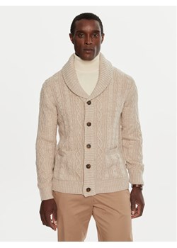 INDICODE Kardigan Interly 35-823 Écru Regular Fit ze sklepu MODIVO w kategorii Swetry męskie - zdjęcie 184533017