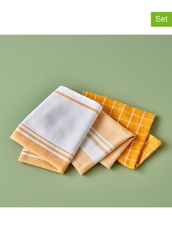 BELLA MAISON Ściereczki (3 szt.) &quot;Juno&quot; w kolorze biało-żółtym - 65 x 45 cm ze sklepu Limango Polska w kategorii Ścierki kuchenne - zdjęcie 184534398