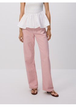 Reserved - Jeansy wide leg - różowy ze sklepu Reserved w kategorii Jeansy damskie - zdjęcie 184535618