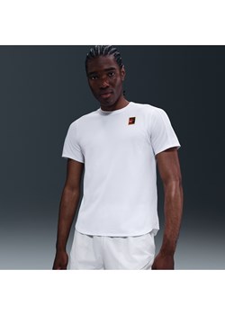 Męska koszulka do tenisa Dri-FIT ADV NikeCourt Slam - Biel ze sklepu Nike poland w kategorii T-shirty męskie - zdjęcie 184536097
